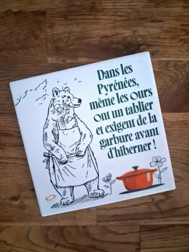 Collection dessous de plat "Les Pyrénées !"